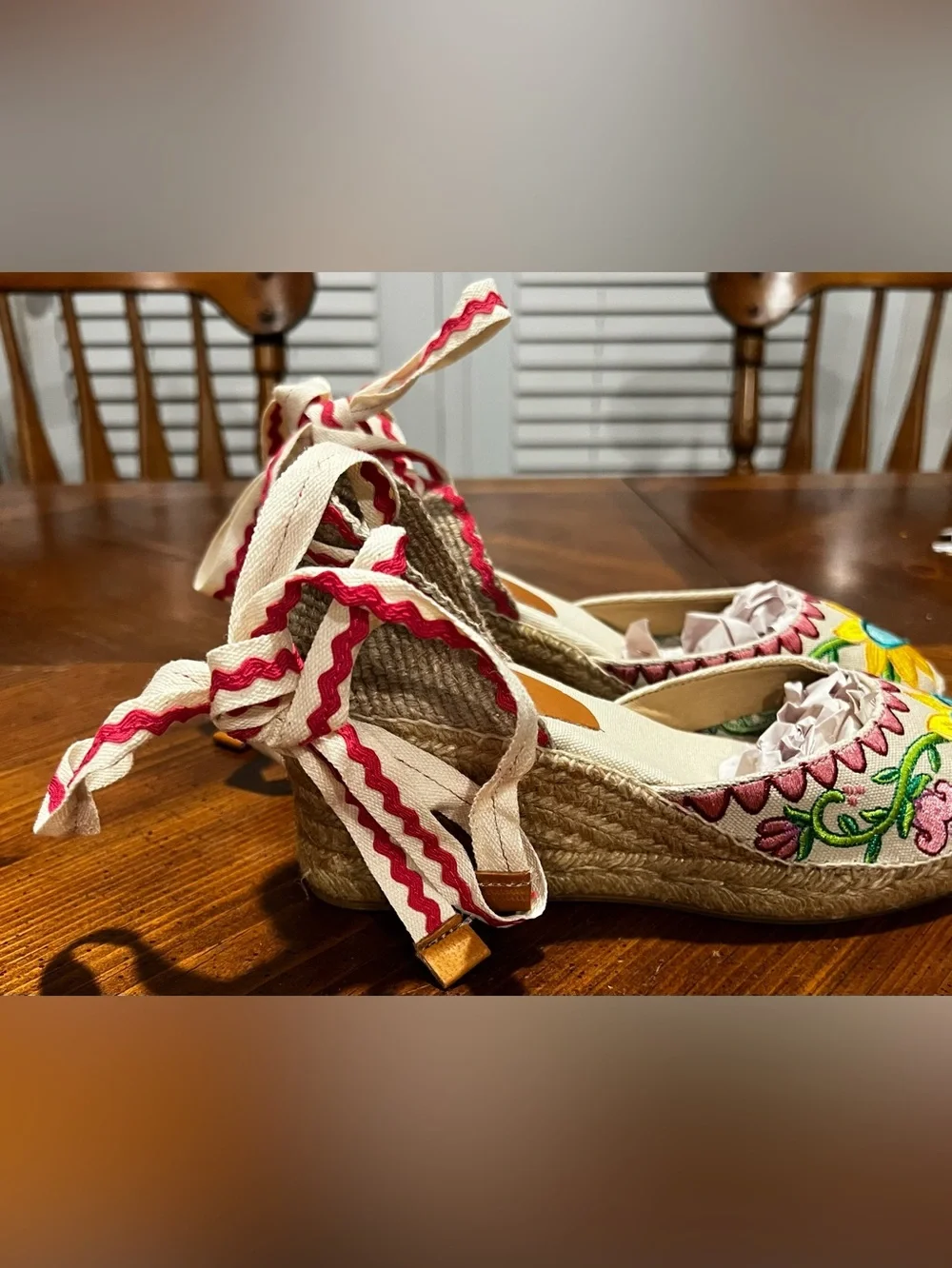 Toni Pons & World Family Ibiza Lolita Espadrille Wedge Sandal Sz 8 or EU 39